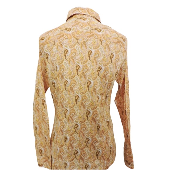 The Perfect Shirt by J. Crew Yellow Paisley - Picture 2 of 3